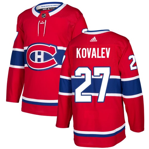 Adidas Men Montreal Canadiens #27 Alexei Kovalev Red Home Authentic Stitched NHL Jersey->edmonton oilers->NHL Jersey
